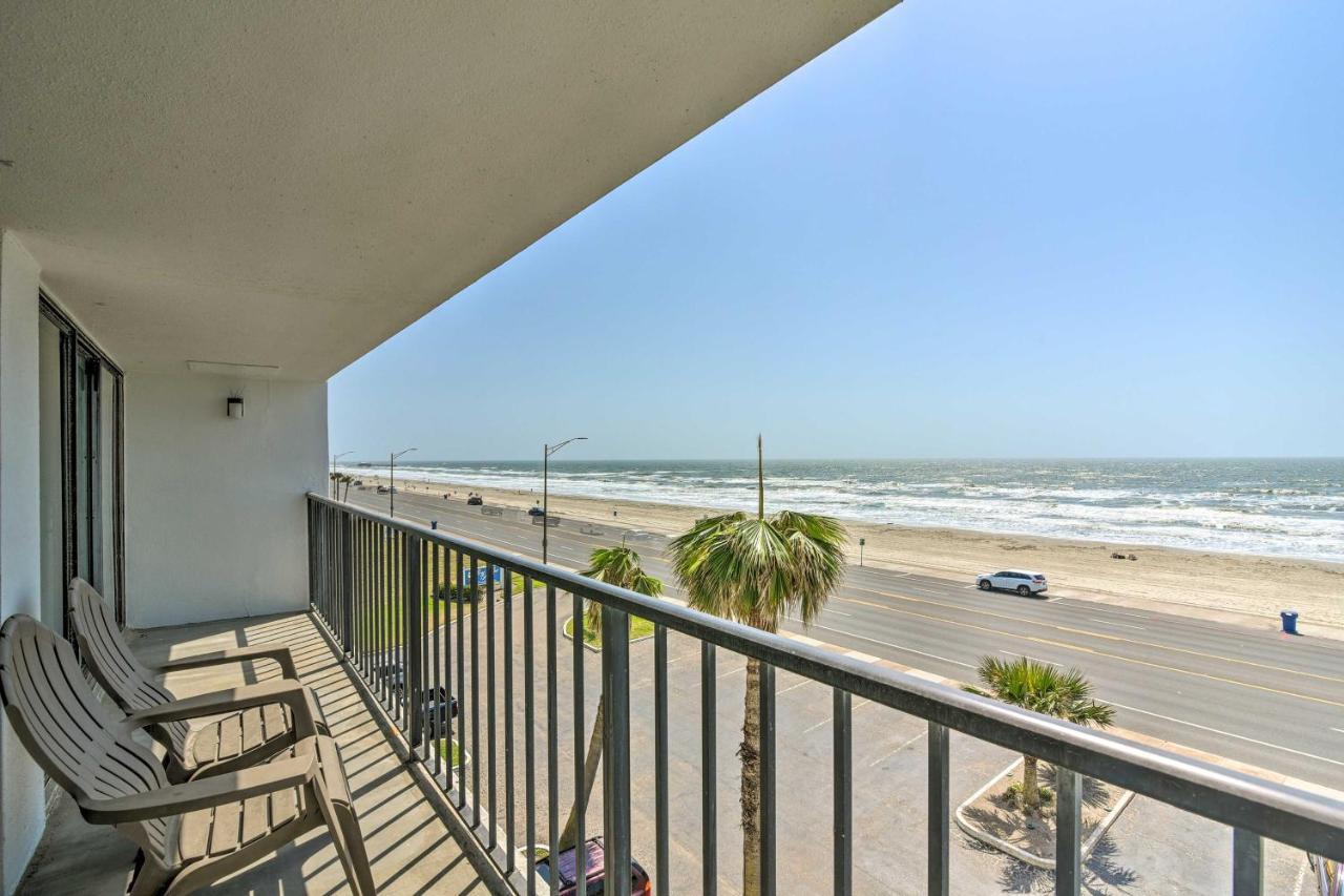 Galveston Oceanfront Condo With Balcony And View! Eksteriør billede