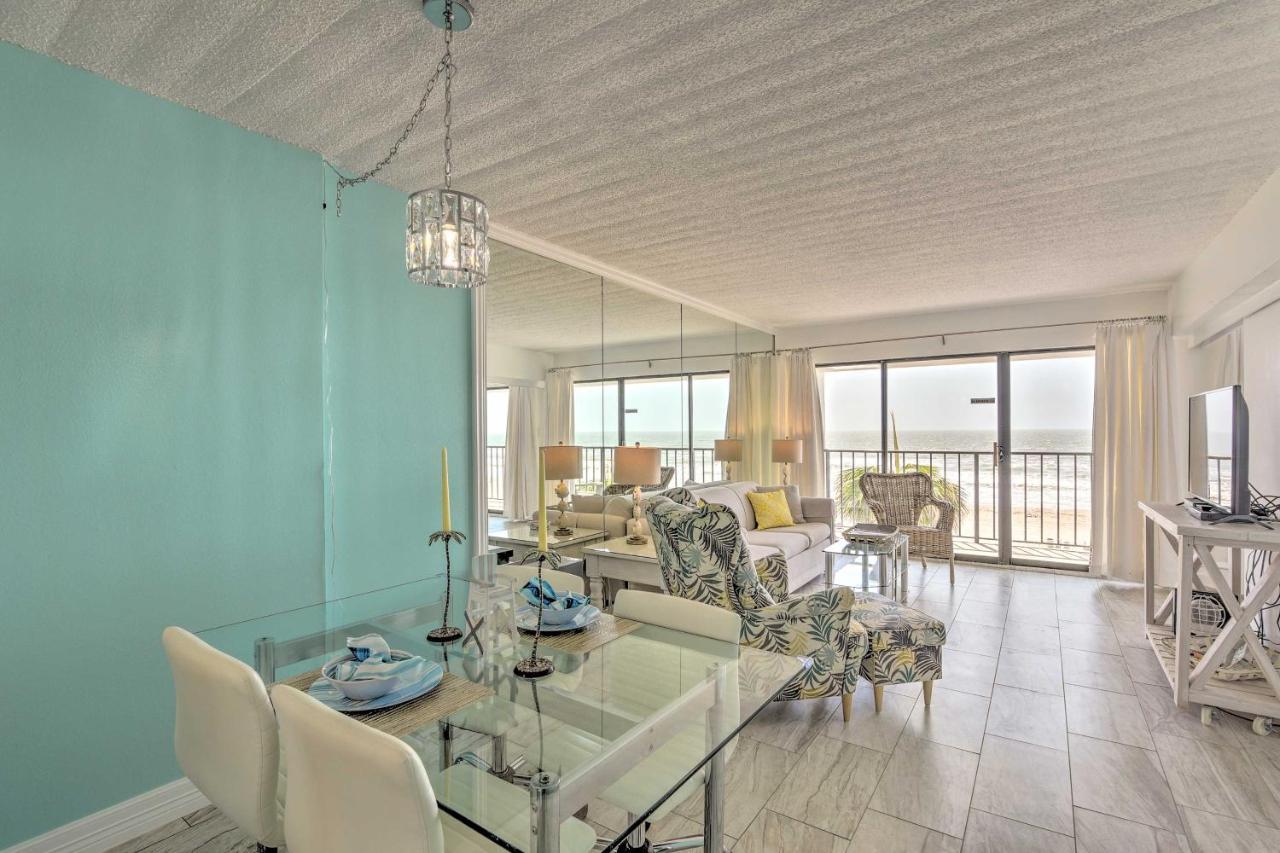Galveston Oceanfront Condo With Balcony And View! Eksteriør billede