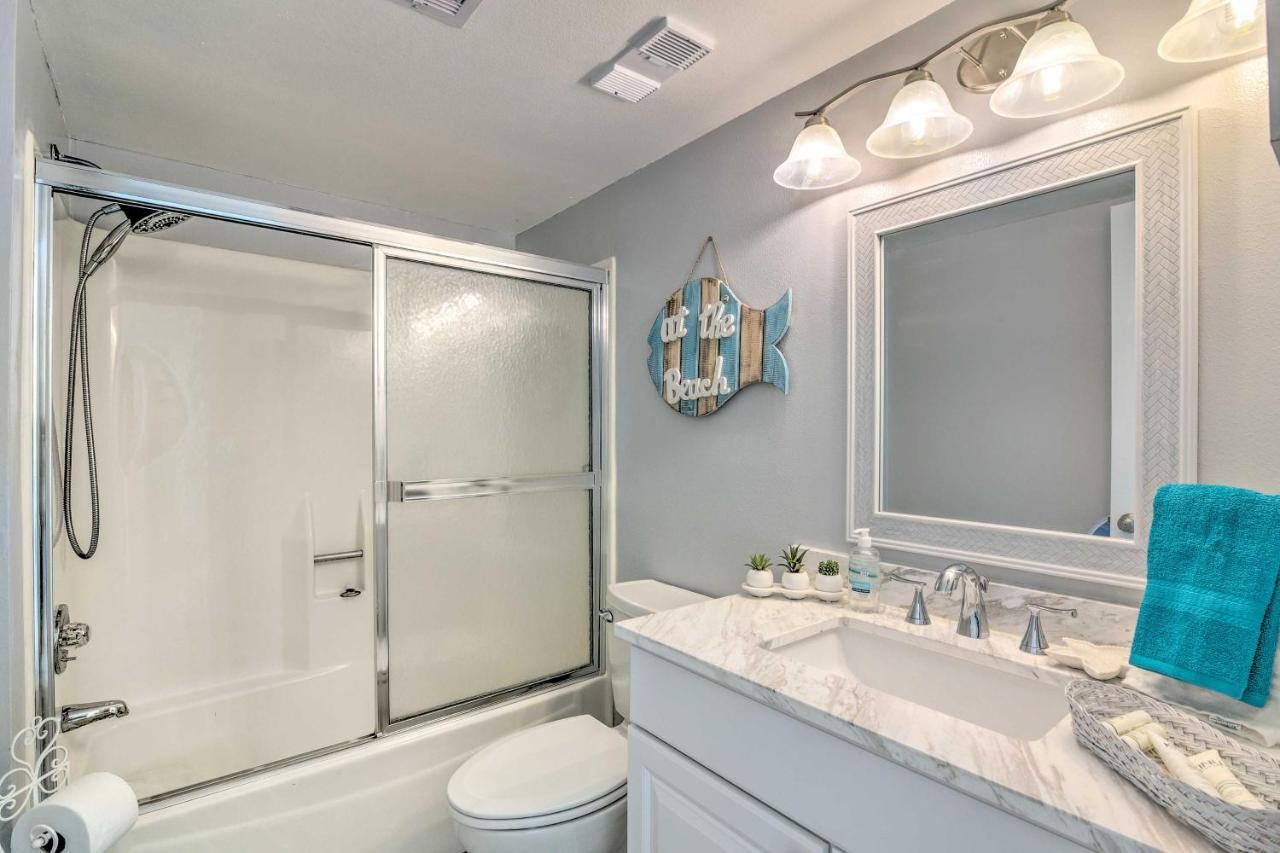Galveston Oceanfront Condo With Balcony And View! Eksteriør billede