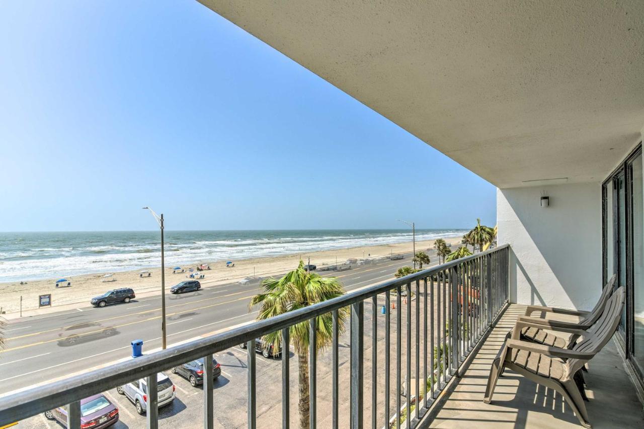 Galveston Oceanfront Condo With Balcony And View! Eksteriør billede