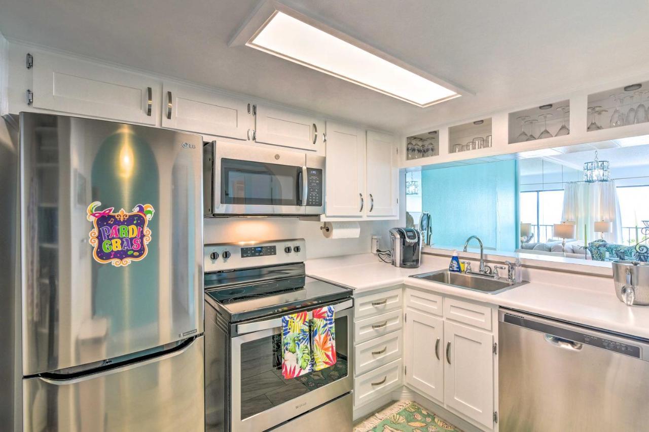 Galveston Oceanfront Condo With Balcony And View! Eksteriør billede
