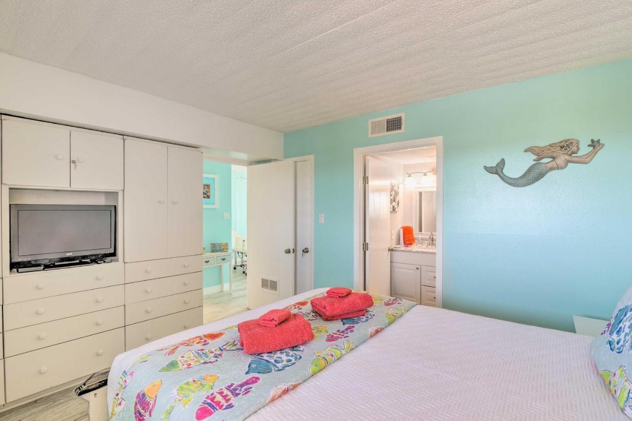 Galveston Oceanfront Condo With Balcony And View! Eksteriør billede